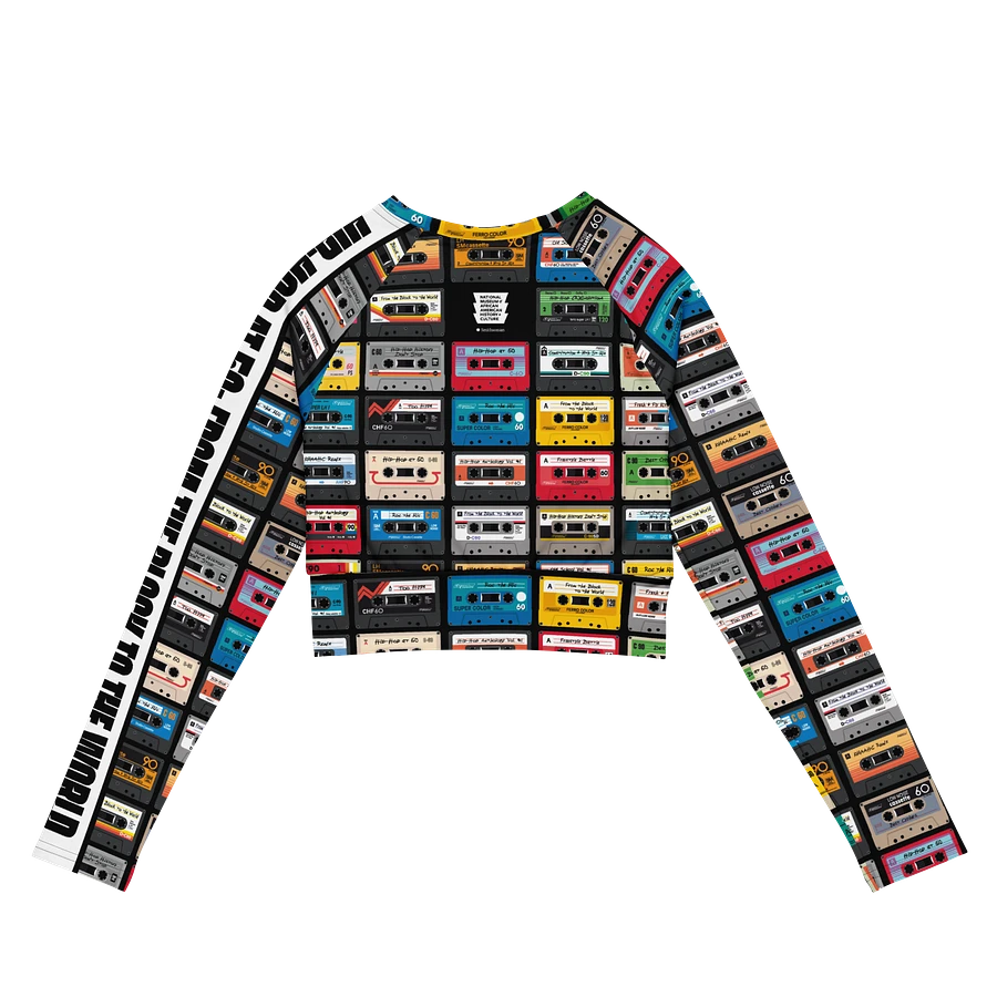 Hip-Hop at 50 Long Sleeve Crop Top Image 2