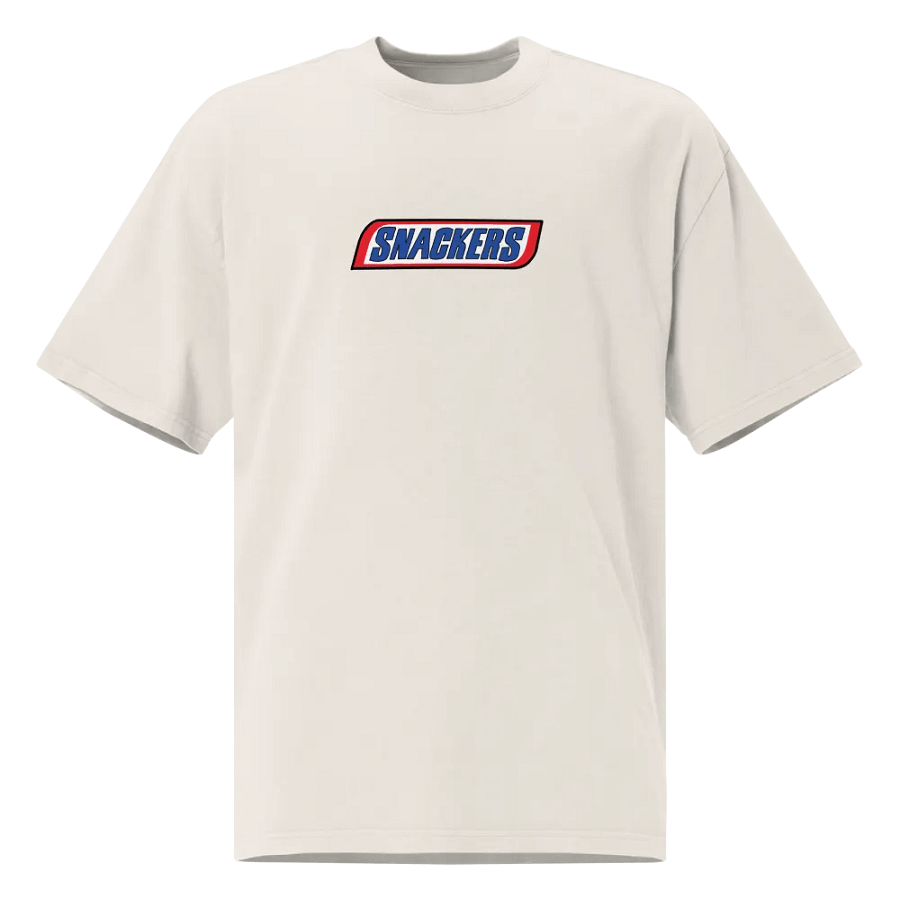 SNACKERS Bold Logo Oversized Tee product image (1)