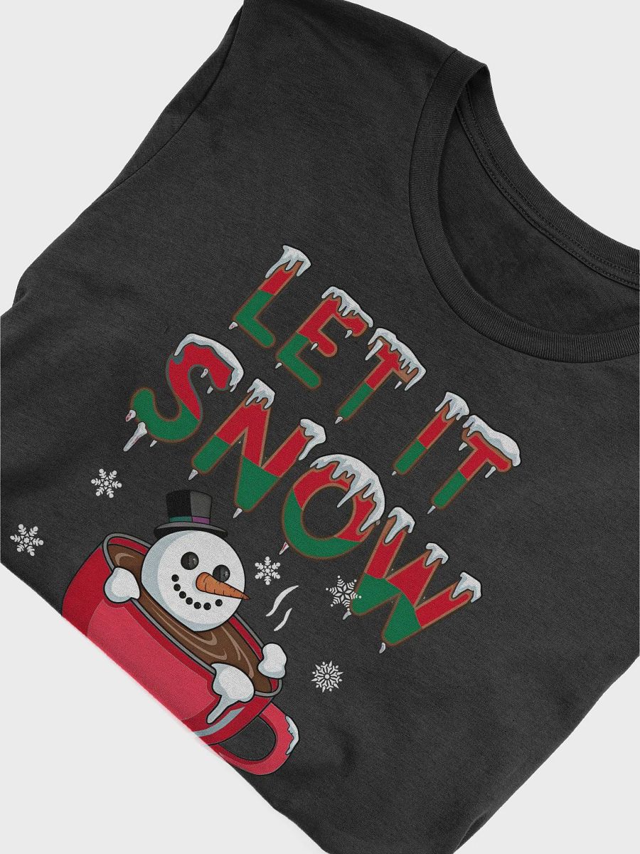 Let It Snow Snowman Christmas Unisex T-shirt for men and women product image (41)
