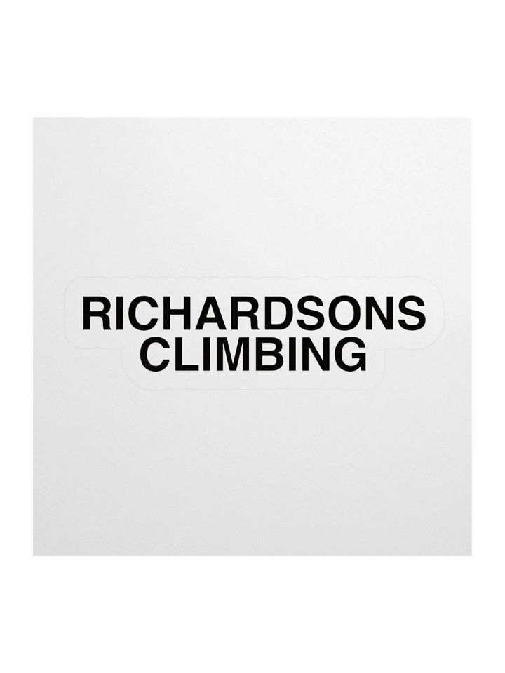 Richardson Climbing Sticker product image (1)