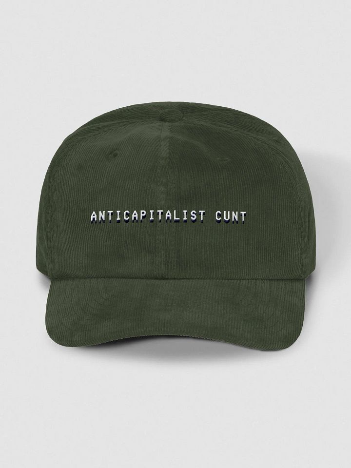 ANTICAPITALIST C*NT corduroy dad hat product image (17)