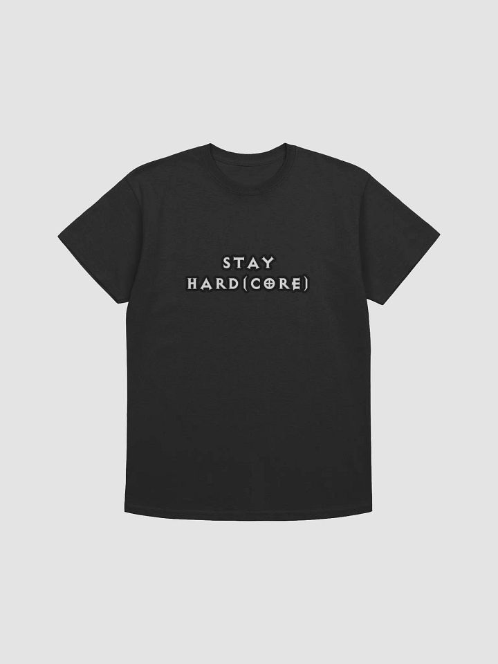 Stay Hard(core) T-Shirt w/ Teal Trix Logo product image (2)