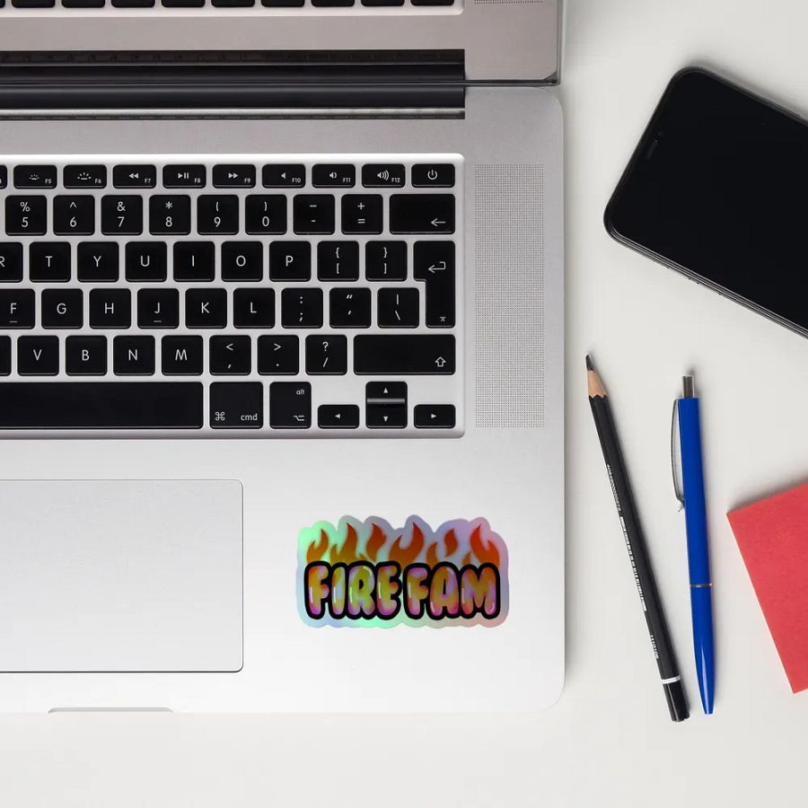 Fire Fam Holo Sticker product image (12)