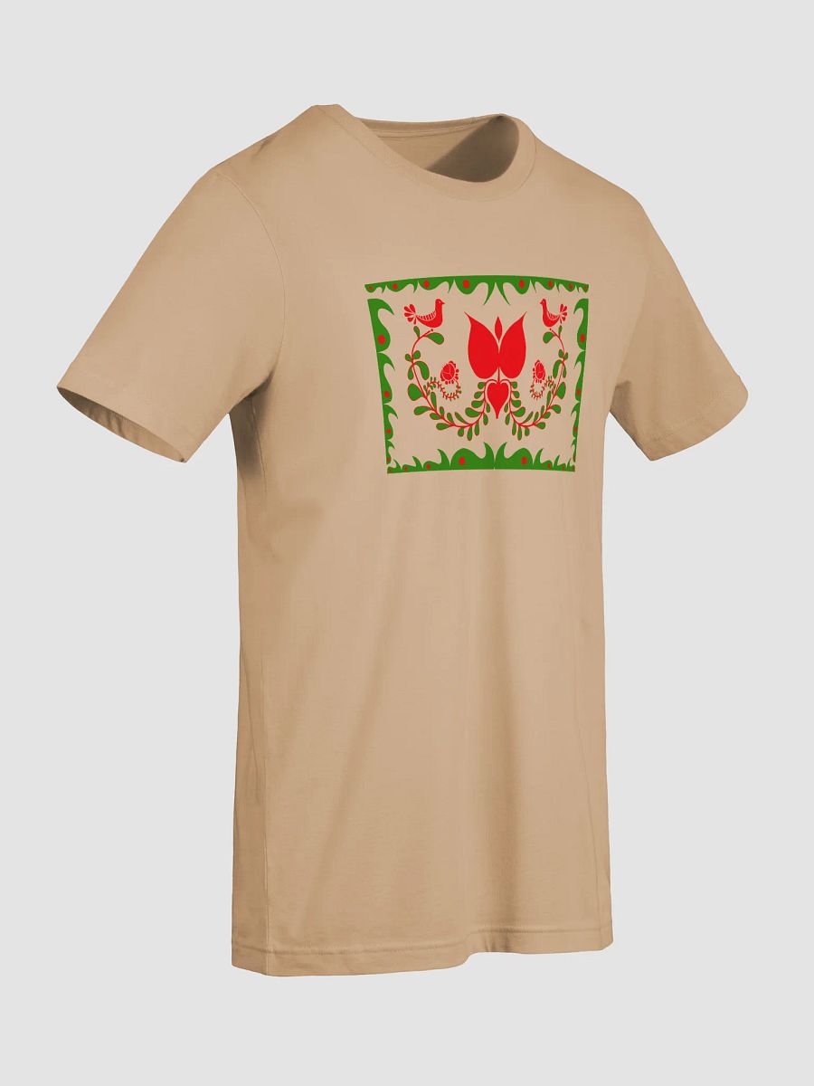 Ornate Hungarian Floral and Bird Design T-Shirt product image (7)