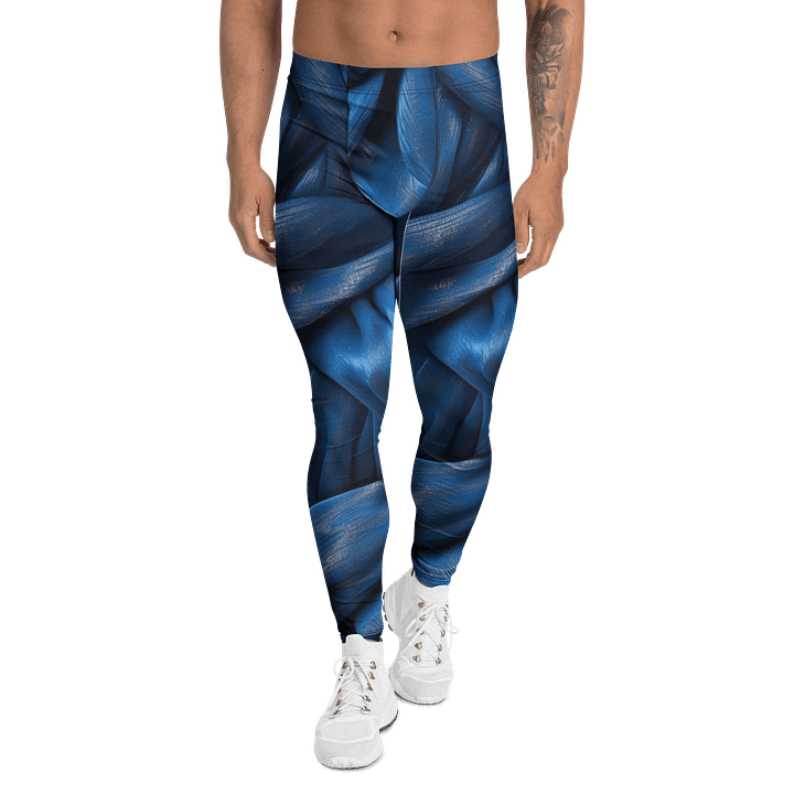 Textured Brush Stroke Art Print Men's Leggings product image (1)