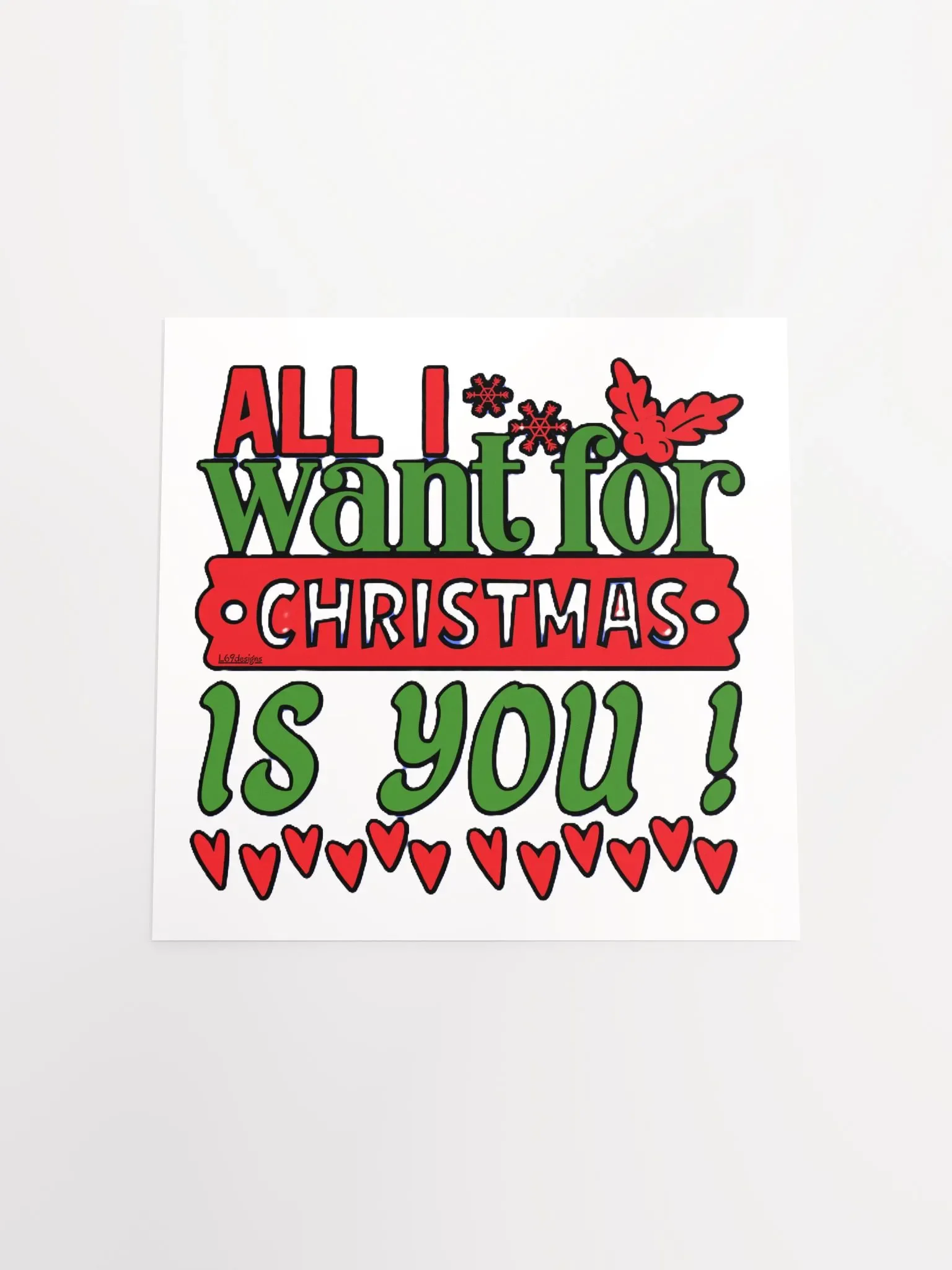 ALL I WANT FOR CHRISTMAS IS YOU! product image (19)