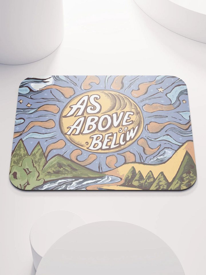 As Above, So Below Mouse Pad product image (1)