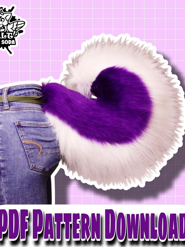 Standard Curly Tail Pattern [PDF DOWNLOAD] product image (1)