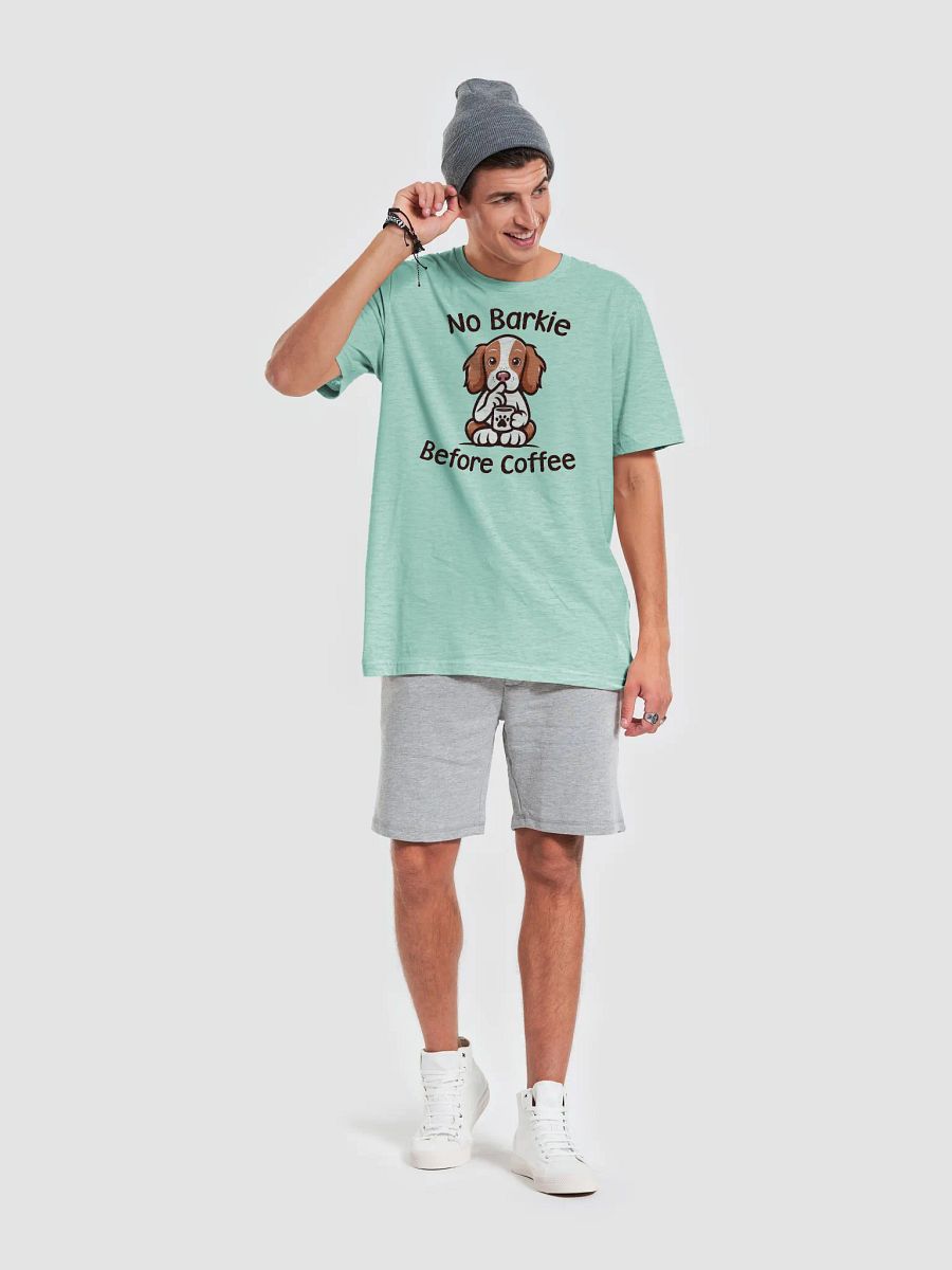 No Barkie Before Coffee Brittany T-Shirt product image (5)