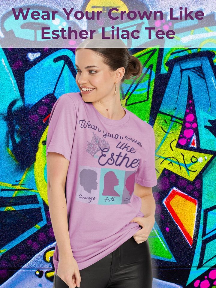 Wear Your Crown Like Esther Inspirational Super-Soft Tee product image (1)