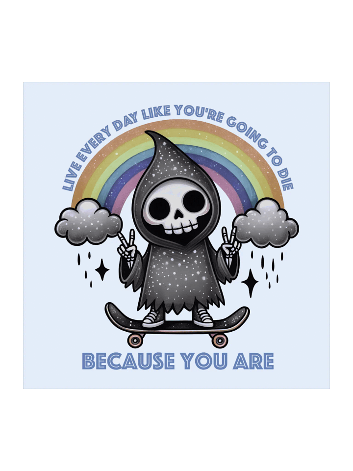 Live Every Day Sticker (Blue) product image (1)