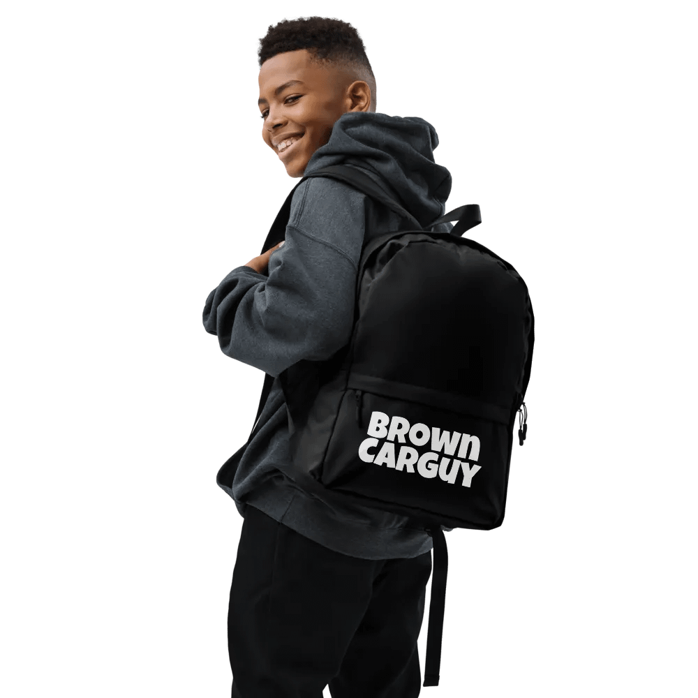 BrownCarGuy B&W Backpack product image (7)
