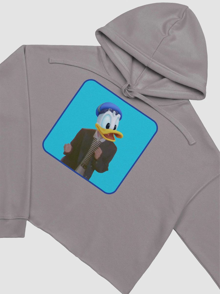 Duck Roll with Lyrics Cropped Hoodie product image (3)