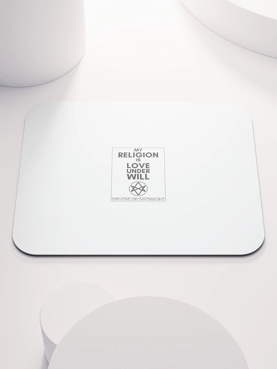 Pad Mouse ”Love under Will” (Aliester Crowley) product image (1)