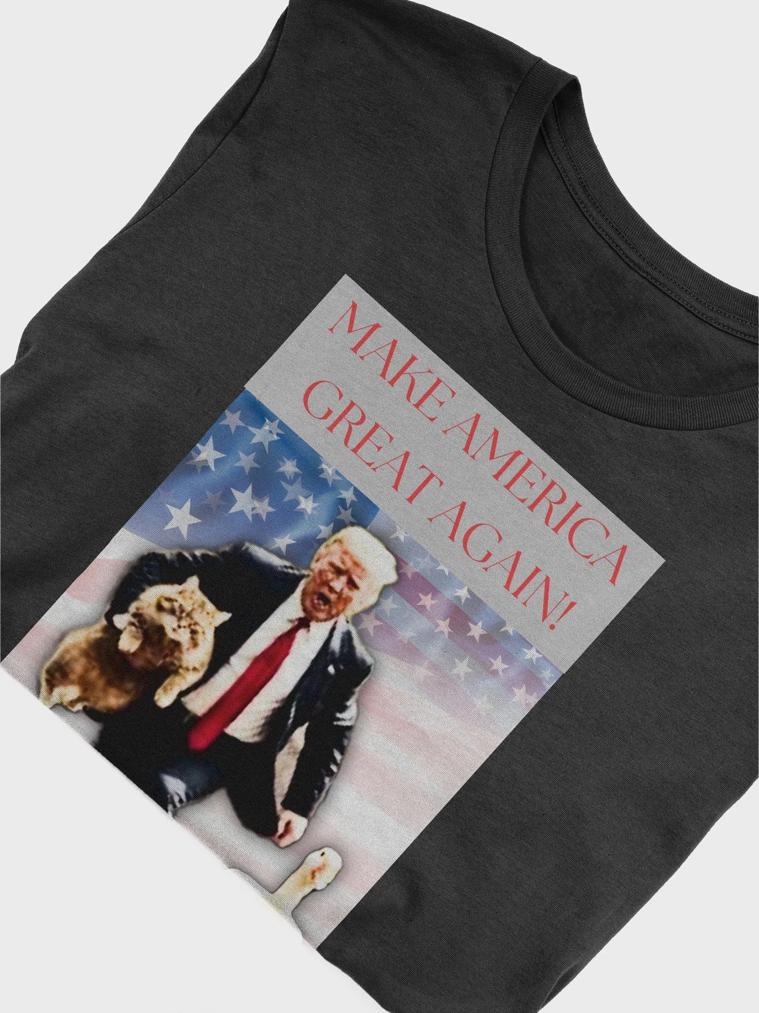 American Trump MAGA shirt with flag product image (5)