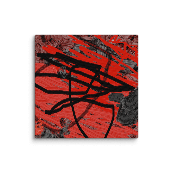 Black and Red No. 1 | Abstract Expressionism Painting product image (2)