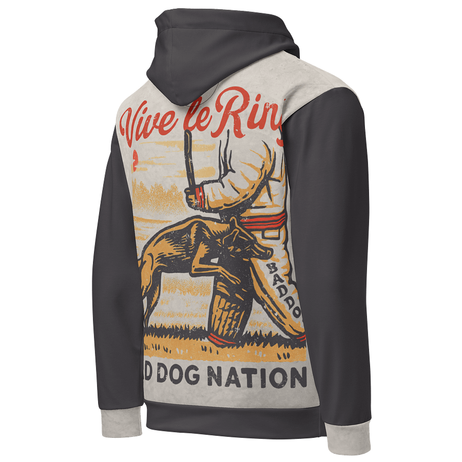 Vive le Ring Vintage - Premium Adult Unisex All Over Print Hoodie product image (3)