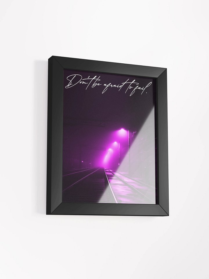 "Dont be afraid" Handwritten Framed Poster product image (7)