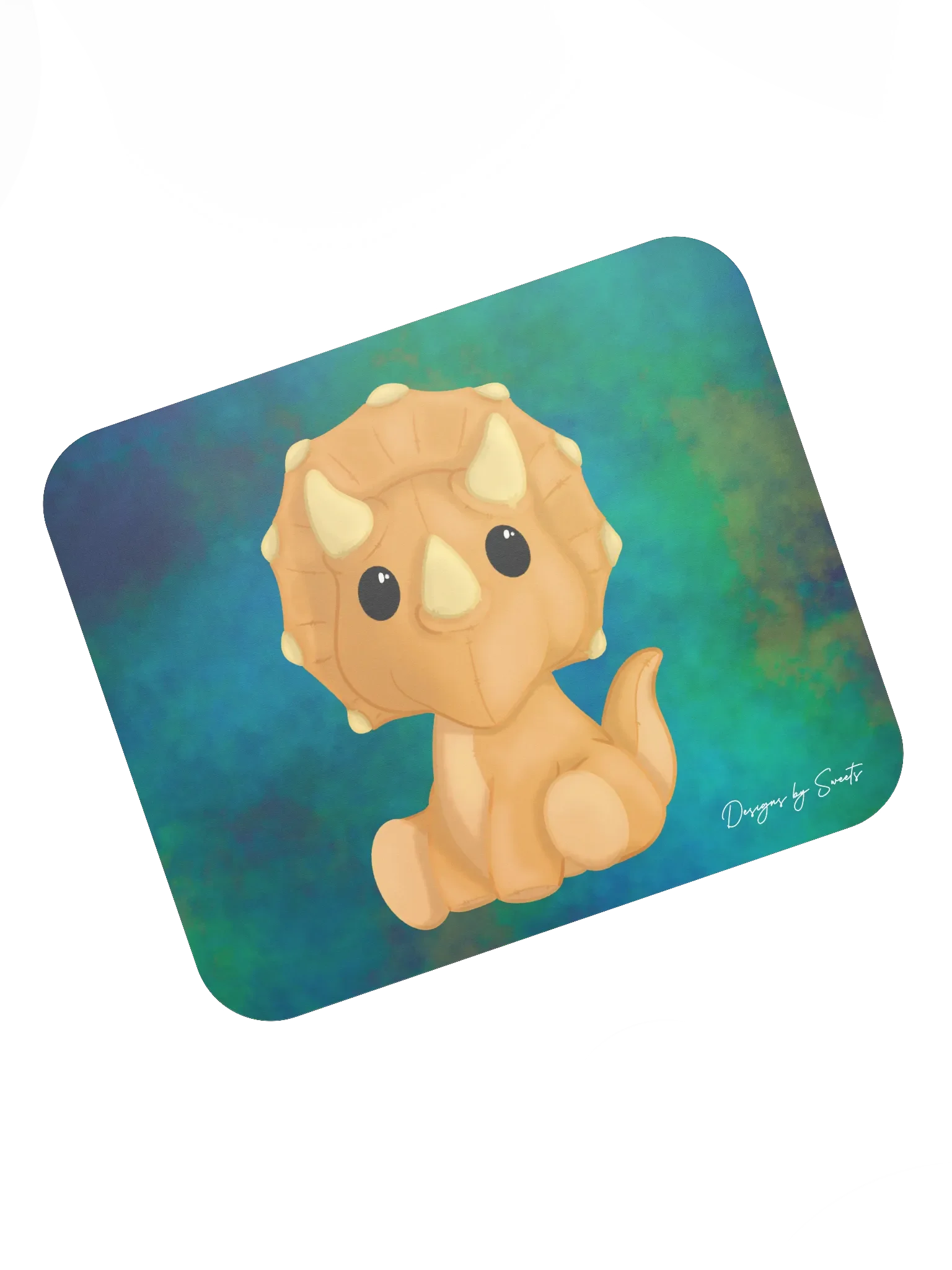 Cozy Triceratops Plushie Mouse Pad product image (7)