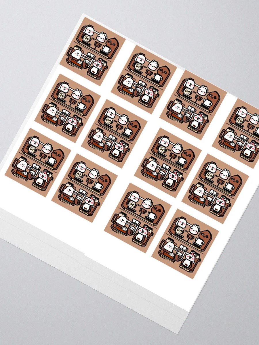 Coffee-Themed Sticker: "But First, Coffee" product image (4)