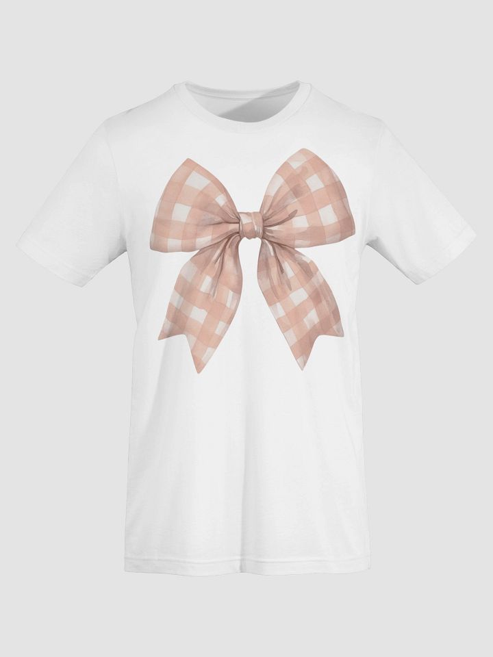 Checkered Bow T-Shirt product image (2)