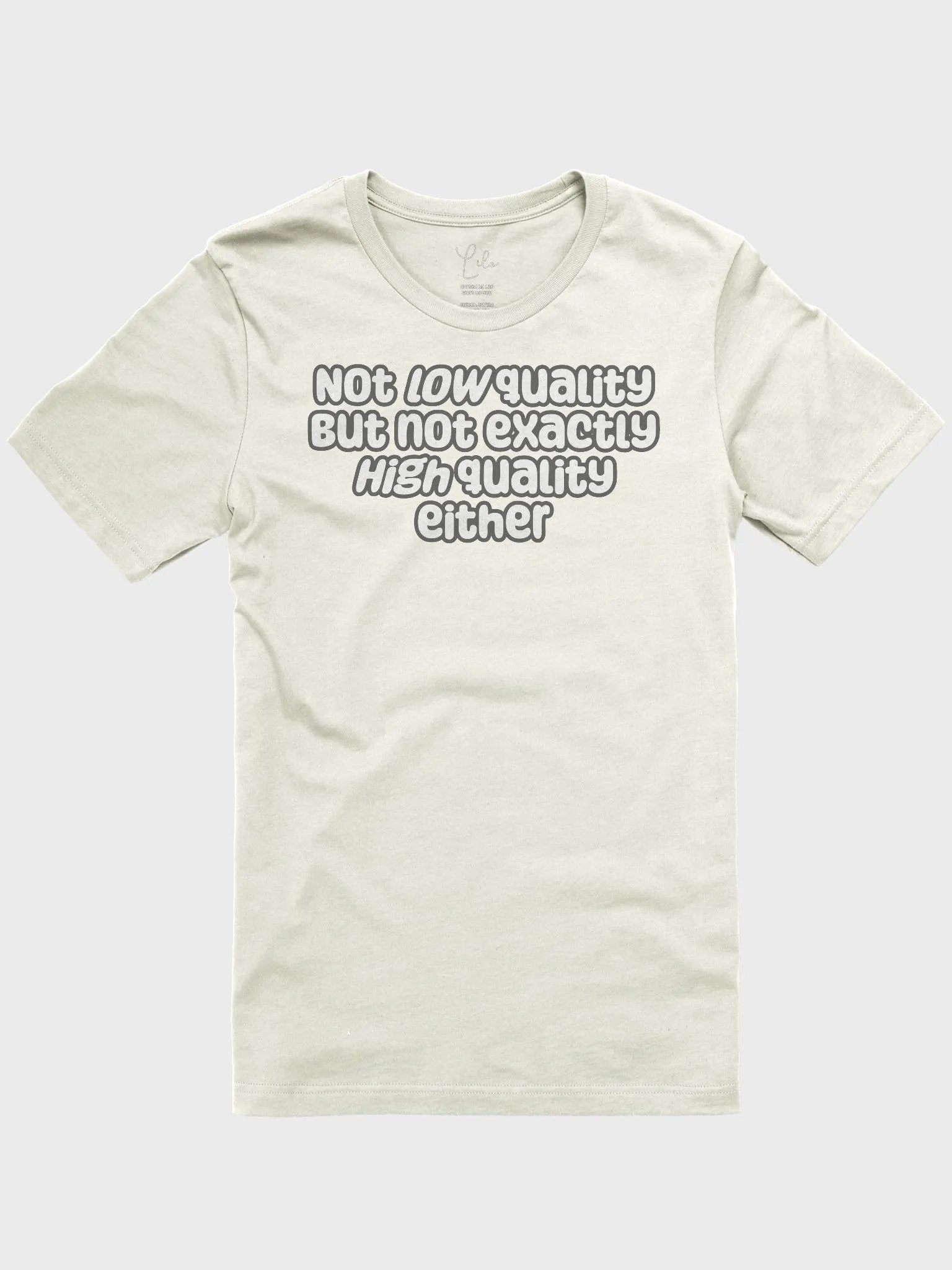 Not Low Quality Unisex T-Shirt - pastel colours product image (9)
