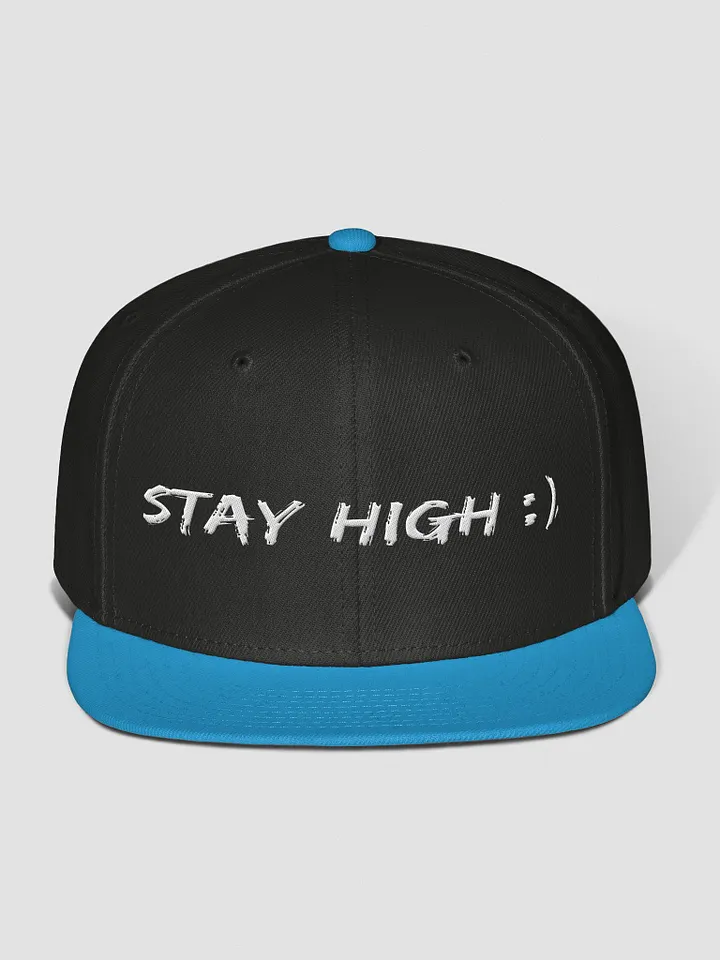 Stay High Otto Wool Blend Snapback Cap (White Text) product image (10)