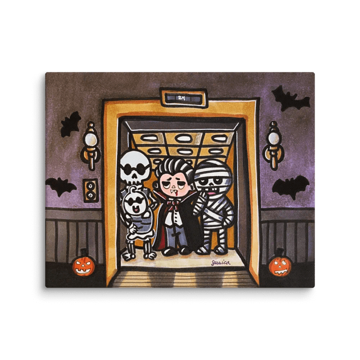 Eerie Elevator Canvas product image (1)