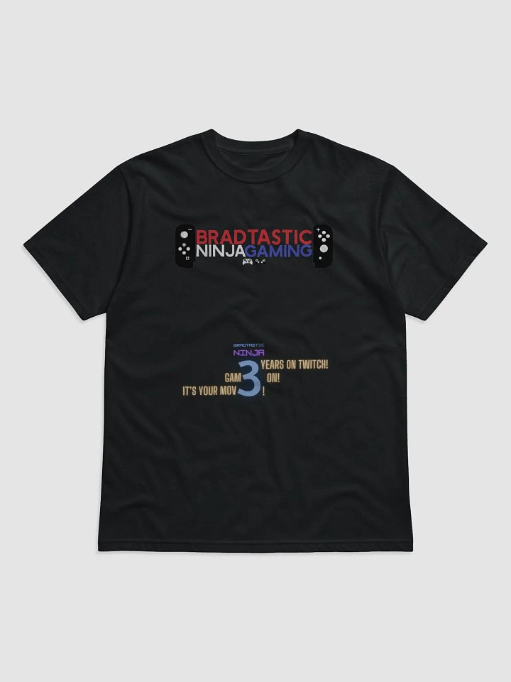 Make-a-wish 2023 Bradtastic Thanks t-shirt - 3 Years on Twitch Edition product image (1)