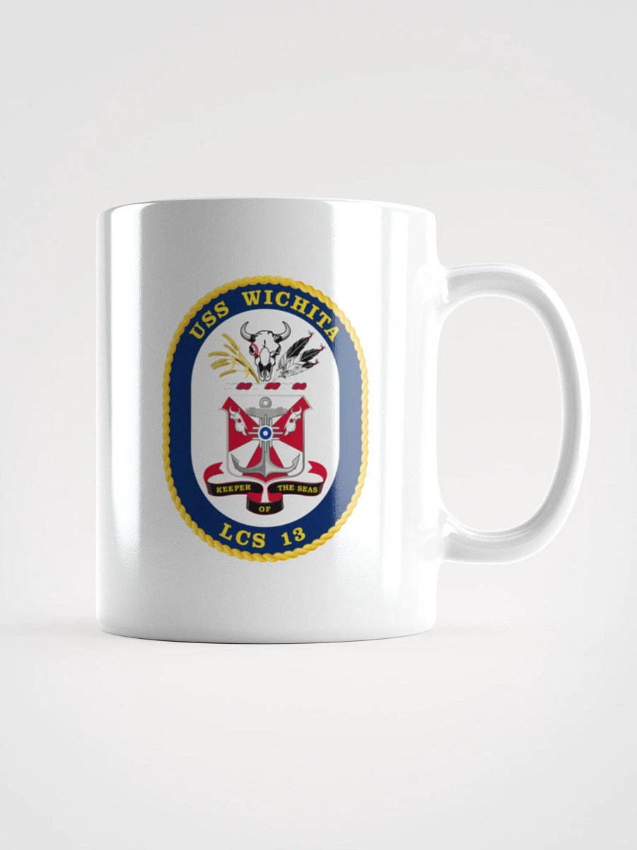 USS Wichita LCS 13 White Coffee Cup product image (1)