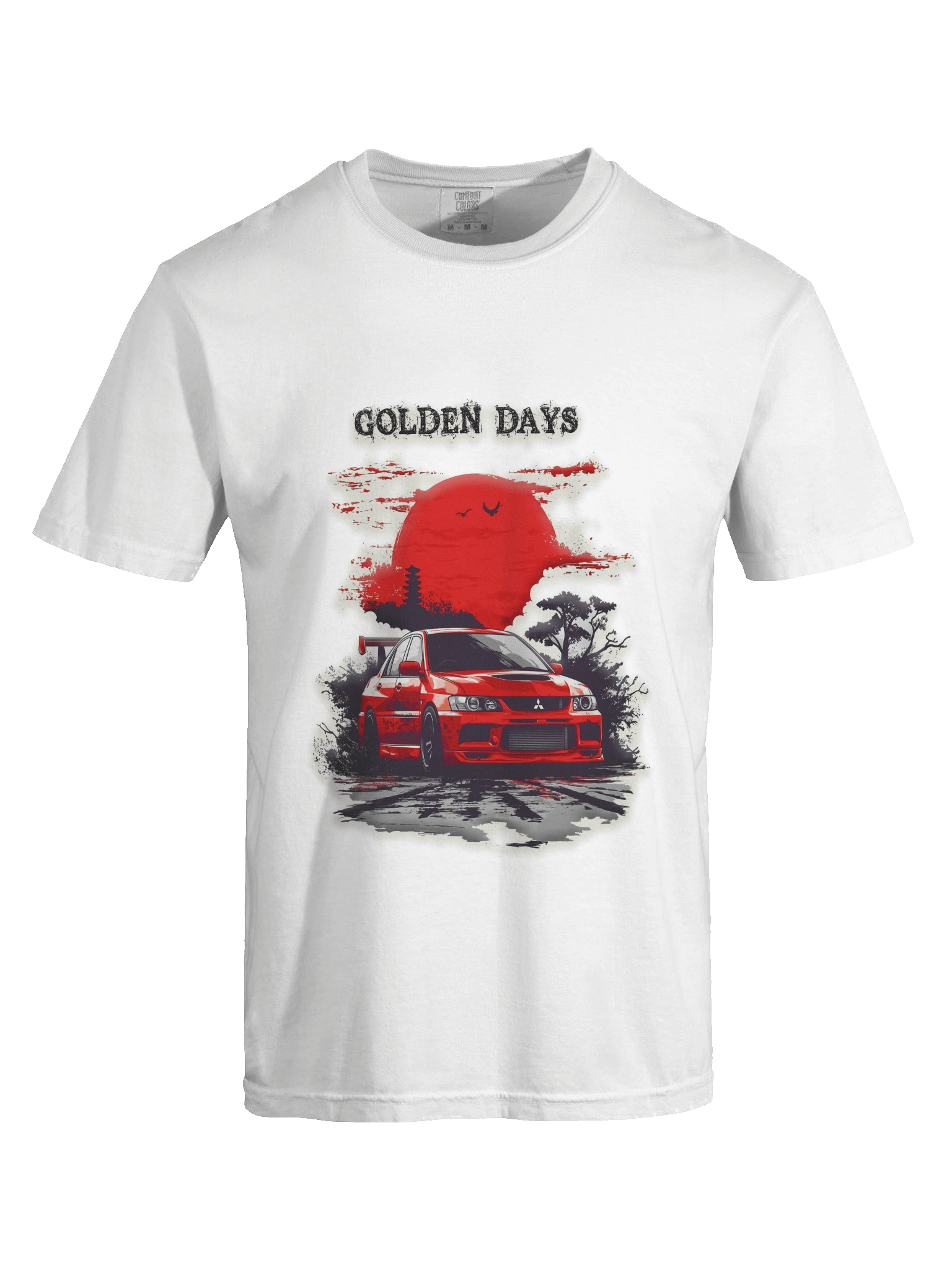 Mitsubishi evo golden days fan multi color high pixel print product image (48)