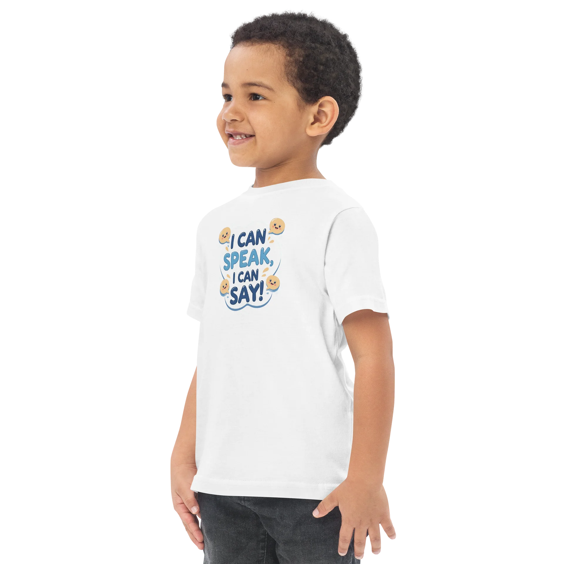 I Can Speak, I Can Say Toddler Jersey Tee product image (3)