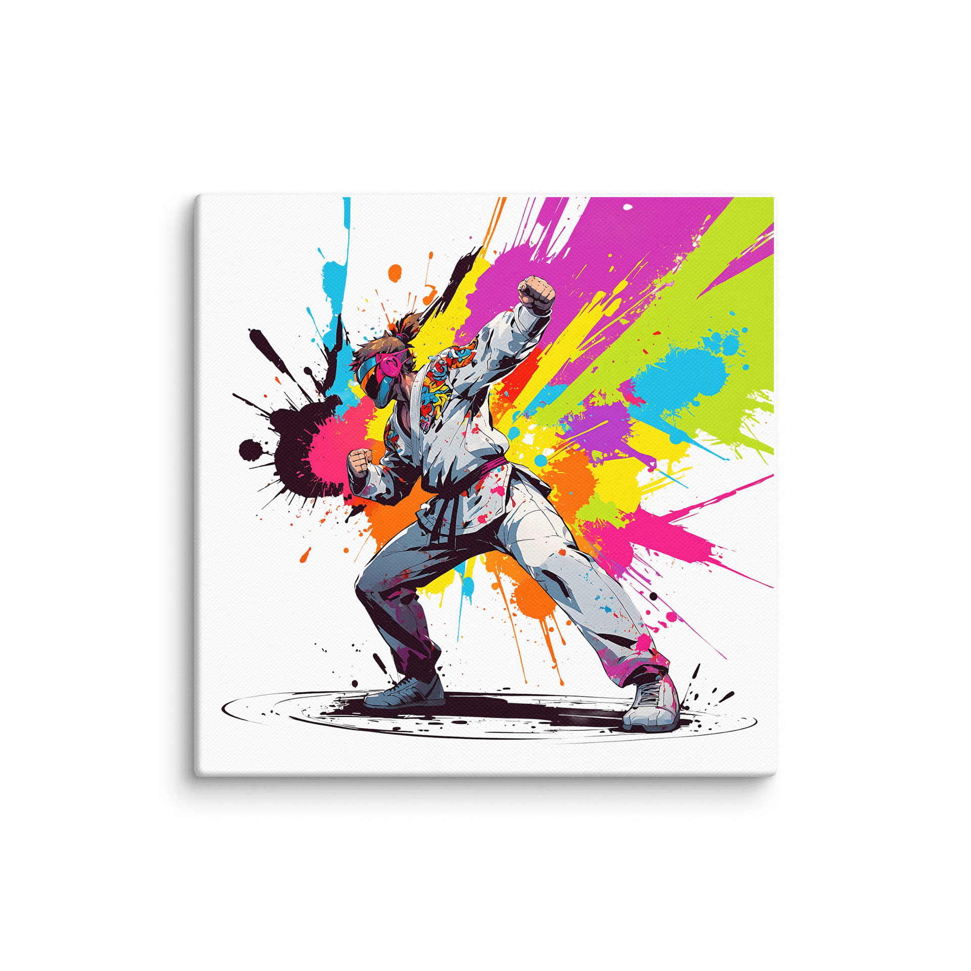 Canvas (in) ( D_0144_Color Kick Taekwondo Boy of the Streets ) product image (11)