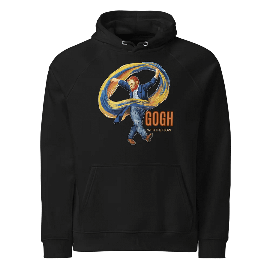 Go With The Flow Eco Raglan Hoodie product image (1)