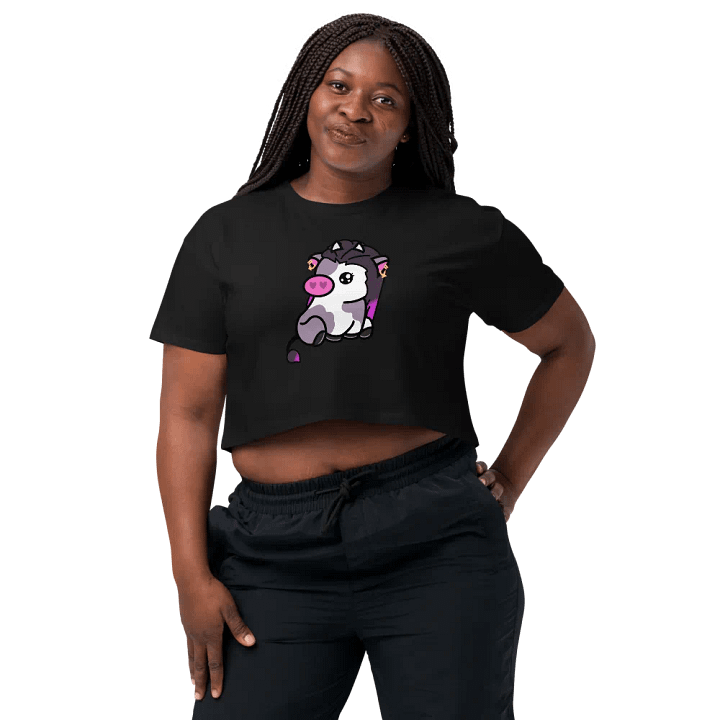 Reyna Cow (Front Only) Crop Top product image (15)