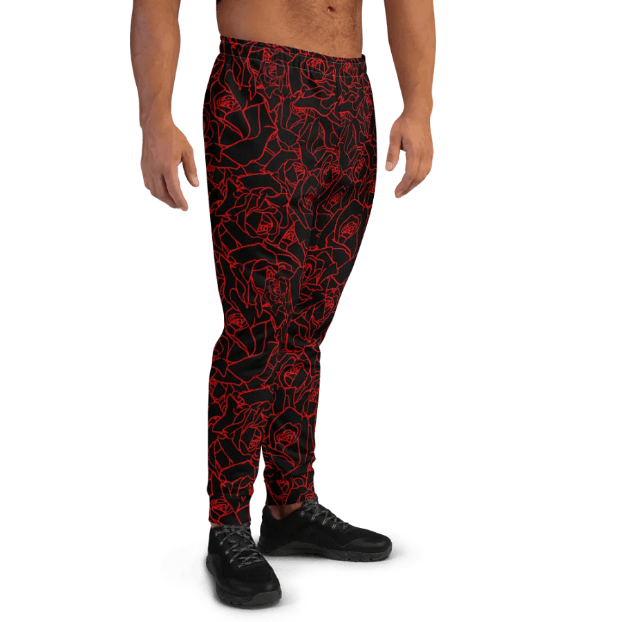 Loads of Roses · black-red joggers product image (4)