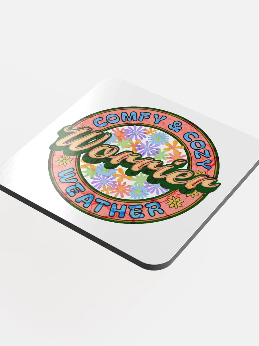 Worrier Comfy And Cozy Weather Glossed Coasters product image (4)
