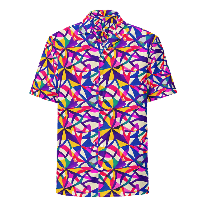 Rainbow Shapes Hawaiian Shirt product image (1)