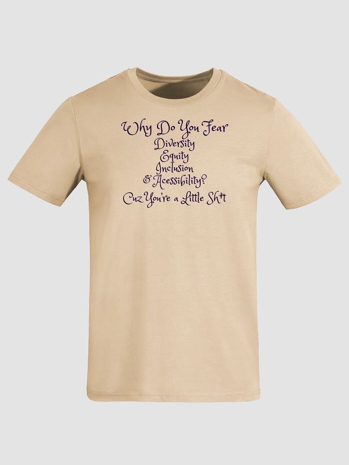 Hands Off DEIA, Why Do You Fear? (words only), Tee product image (4)