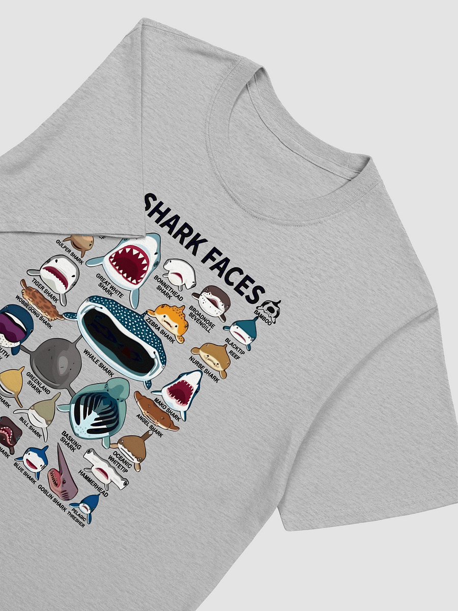 Shark Faces Unisex T-Shirt product image (5)