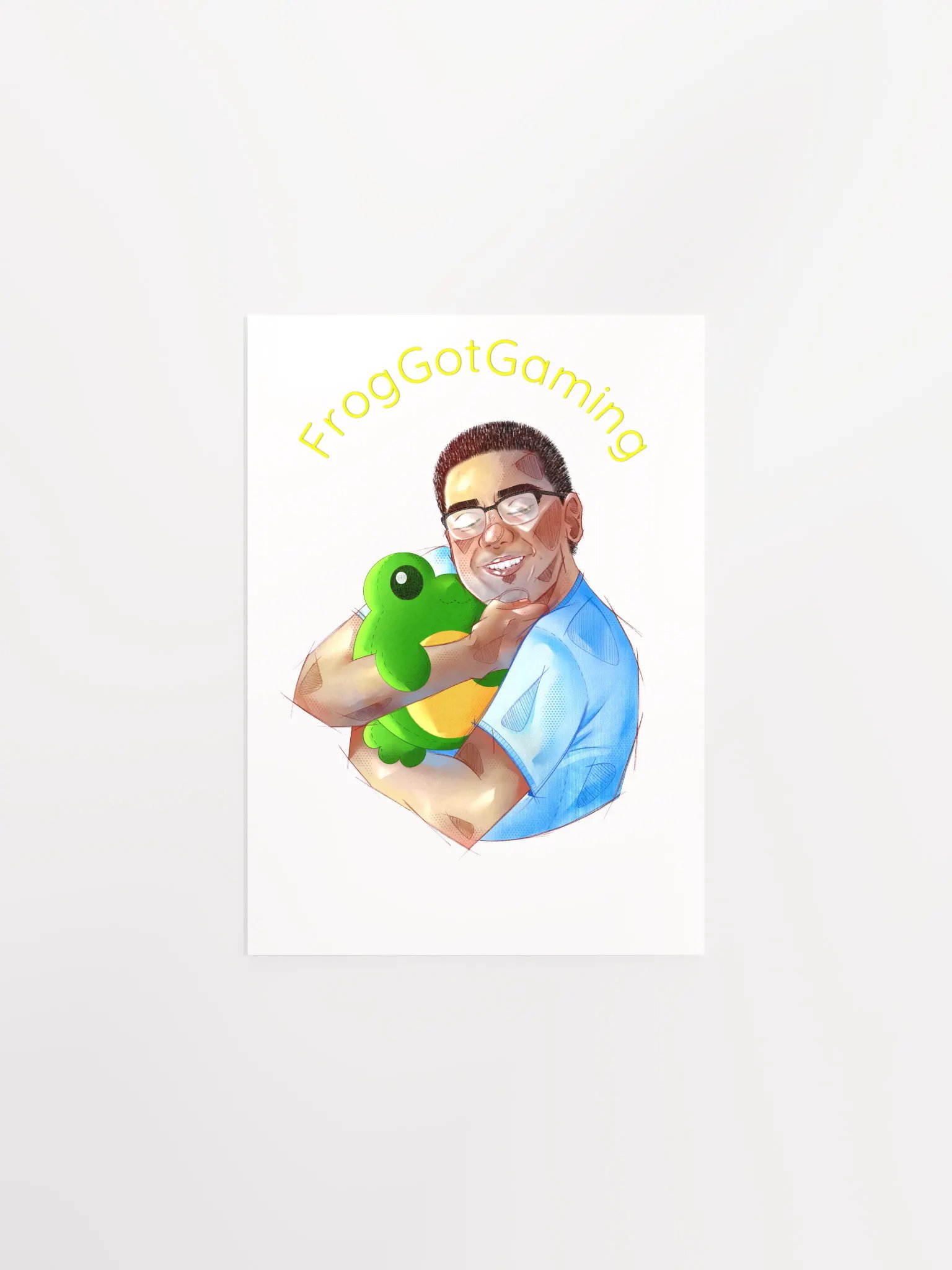 Frog Hugs Birthday Poster product image (1)