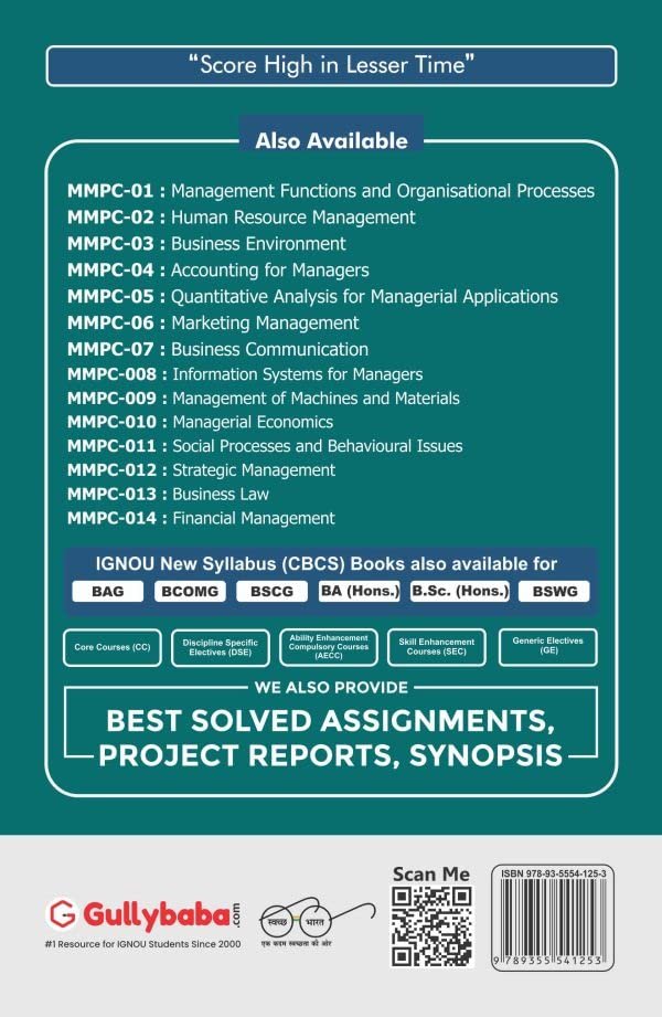 IGNOU MMPC-11 Social Processes and Behavioural Issues product image (2)