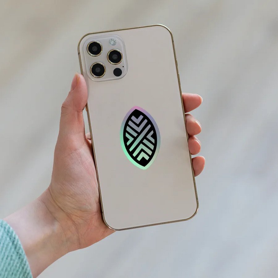 Holographic Shield Sticker product image (4)