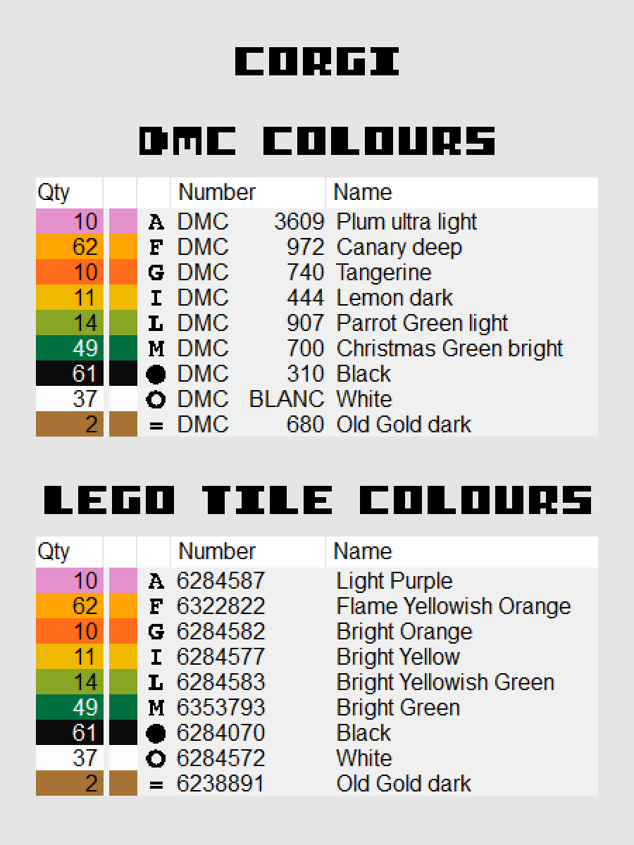 Corgi Pixel Art product image (4)