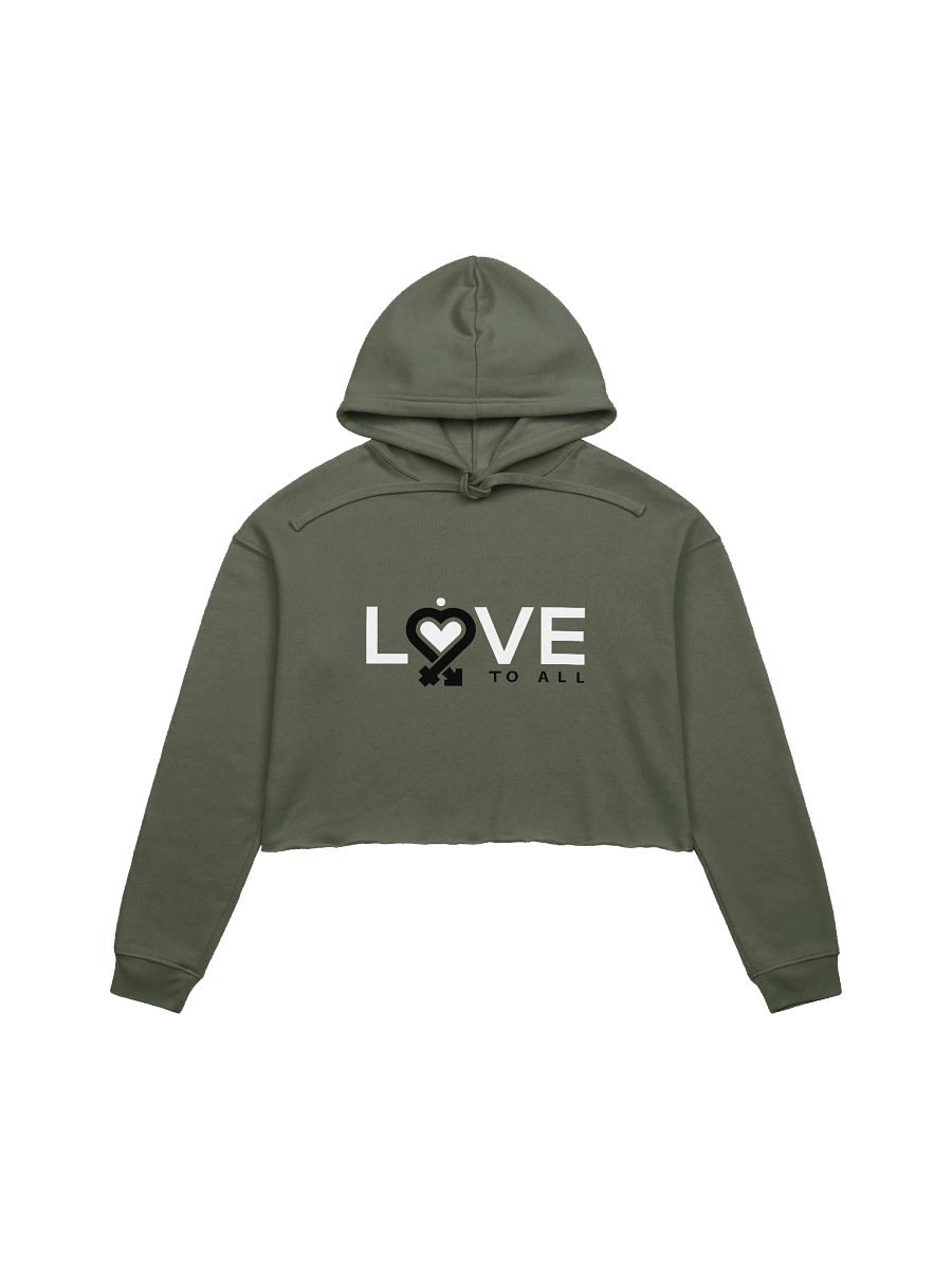 L2A 2025 Women's Crop Top Drab Hoodie product image (2)