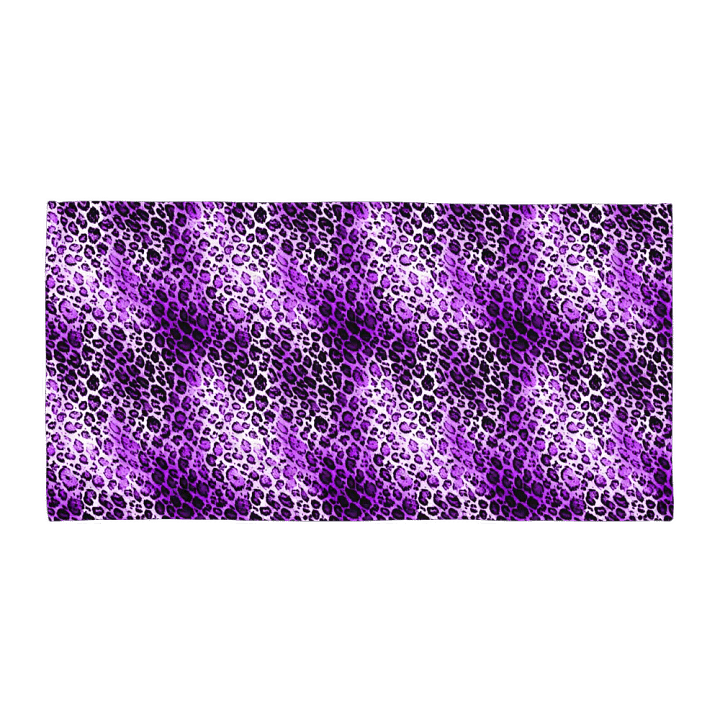 Purple Leopard Patetrn Towel product image (1)