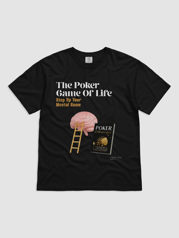 "Step up your mental game" Comfort Tee (White Text) product image (1)
