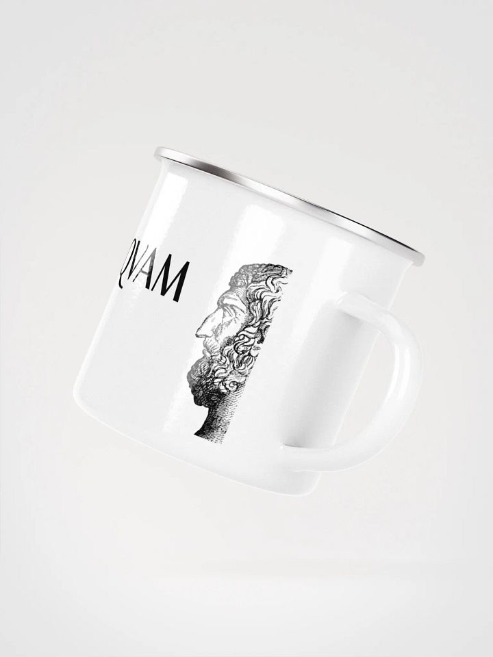 SIC FAC OMNIA TAMQVAM SPECTET EPICVRVS (Enamel Mug) product image (2)
