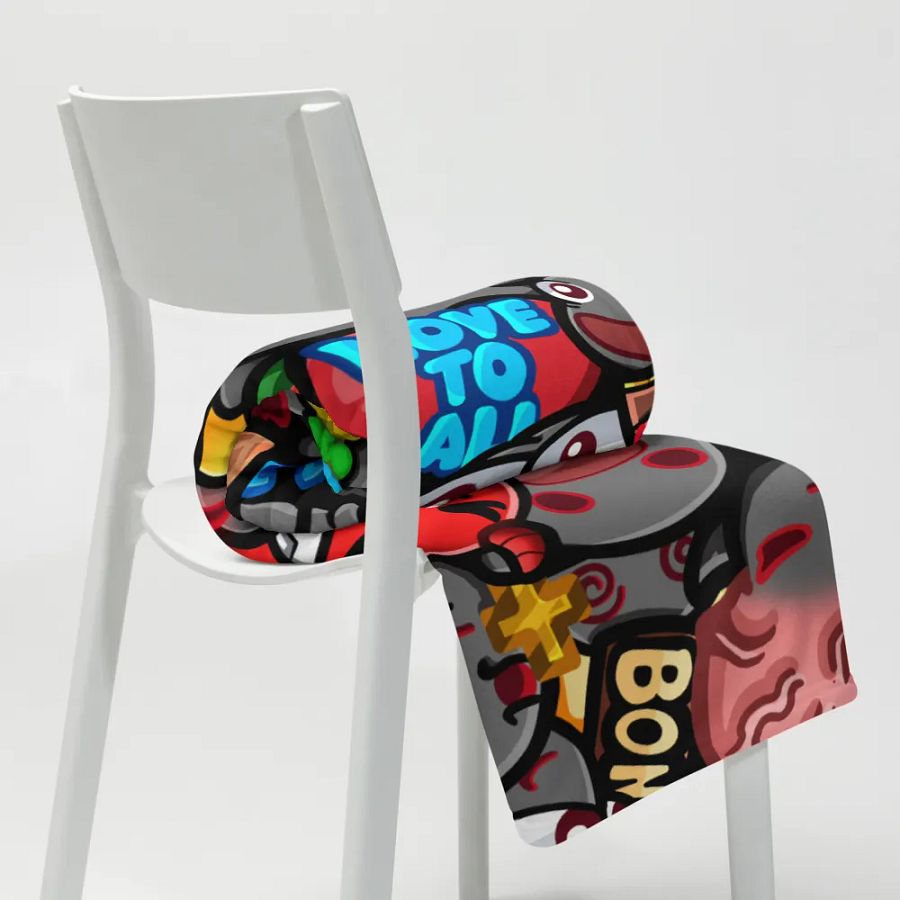 Emote-tional Support Throw Blanket product image (8)