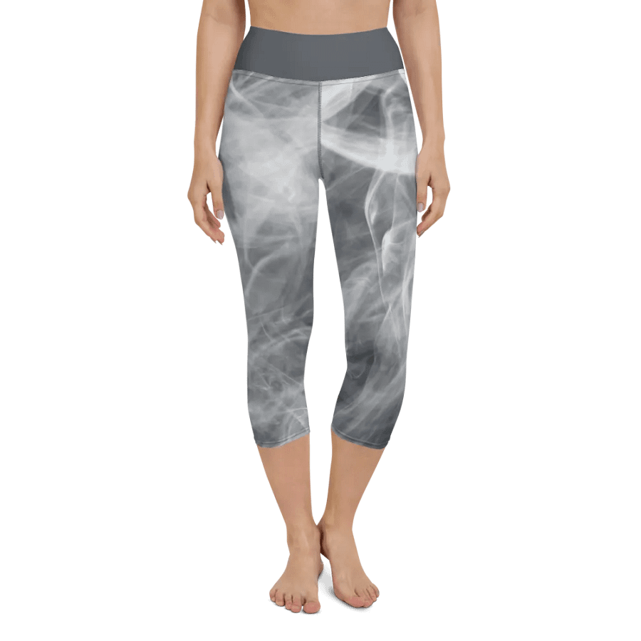 Swirling Mist Yoga Capri Leggings product image (4)
